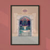 Jardines Strachan - Spanish Architecture Print
