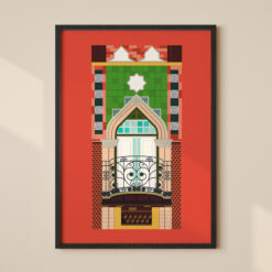 La Rosaleda - Arab Style Window Print