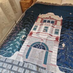 Woven Blancket - Christmas in Conwy Castle Hotel